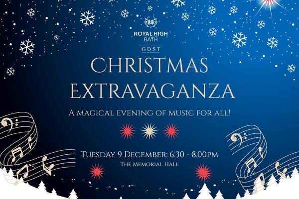 Blue and White Elegant Christmas Concert Poster 2