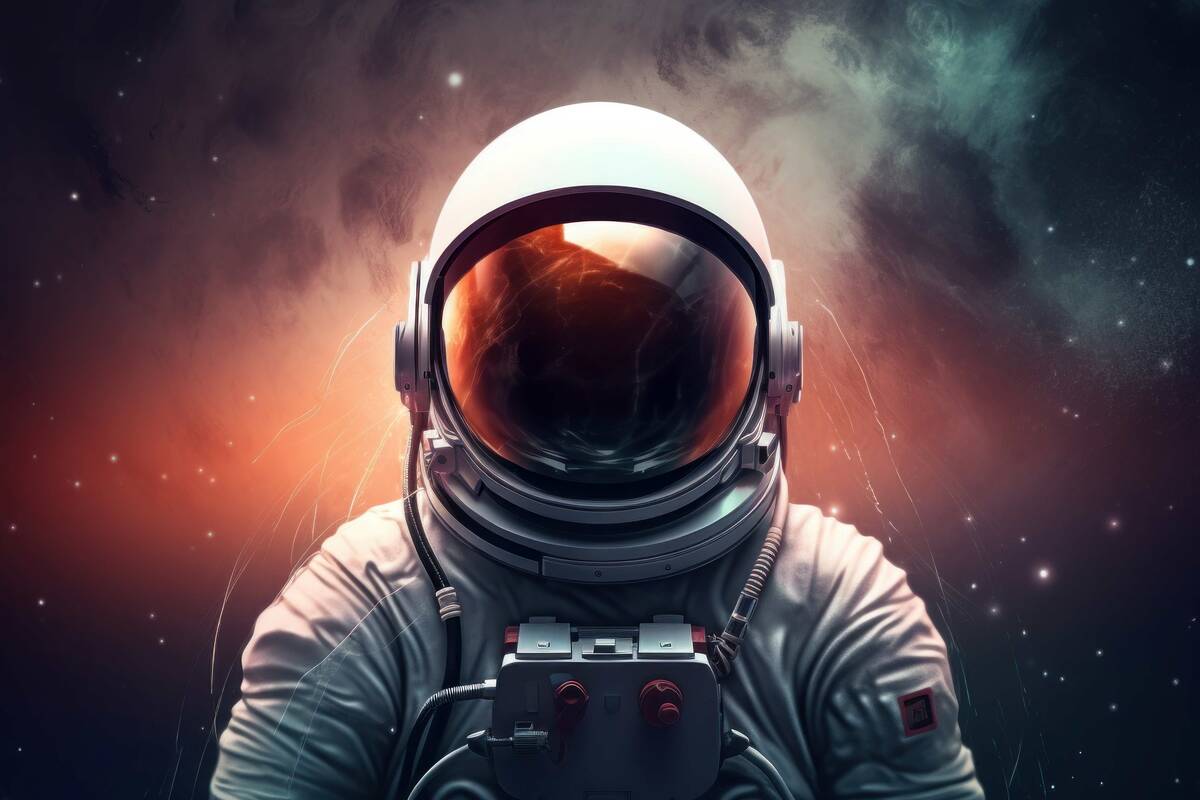 Vecteezy astronaut in space background illustration 22779333